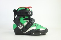 Stock high-top roller skating upper skate shoes Mens and womens childrens speed skating upper flat flower shoe body 165-195 hole distance