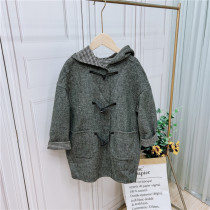 Spring 100% wool double-sided Neboy boy girls even cap fur coat jacket 324 loose