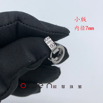 Platinum PT950 white gold diamond car flower ear buckle earrings ear bone earrings men and women Christmas Valentines Day single spot