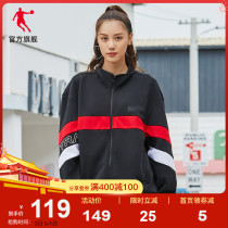 Jordan sports coat mens 2021 autumn new men and women with the same knitting trend loose top sports clothes men