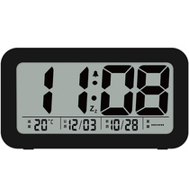  Lunar calendar alarm clock 5 alarms Creative clock Electronic clock Luminous mute loud sound Student bedside charging clock