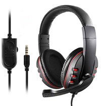 PS4 headset computer 3 5 head adjustable volume headset
