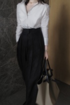 (Resurrection) Shop owner recommended for spring and summer good version of linen long pants pear-shaped stature suitable for