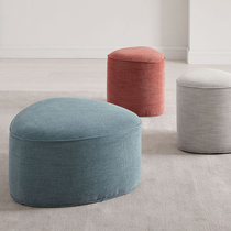 Light luxury Nordic small stool pedal stool dressing table makeup stool modern simple INS Net red fitting room cloakroom
