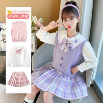 Girl Dress Girl Dress Child Princess Dress Jk Uniform Suit Summer Dress Genuine full Stars Debra Spring and Autumn Baby Dresses