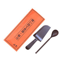 Love Marsee Orange Cheesecake Cutlery Suit With One Spoon Frosted High-end Coffee Color Knife Spoon Combined Cake Spoon