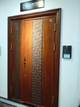 De Naute household double door fingerprint lock anti-theft door child mother single door household custom household door deposit