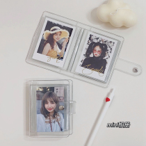 South Korea ins simple transparent photo album 3 inch postcard