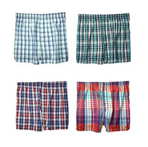 American old school boxer hip street dance HIPHOP classic plaid new bboy large size loose panties