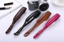 Micro-single-phase machine hand rope genuine leather pure cotton woven hand wristband rope hanging rope hanging band camera protection belt