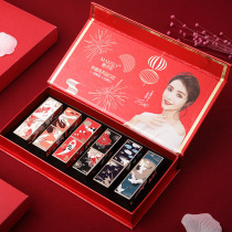 Long-lasting moisturizing waterproof non-decolorization Manshili Chinese style lipstick set matte Forbidden City National Valentines Day