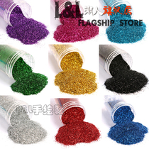 DIY jewelry graffiti painted shoes material bottle glitter jinx powder nail ornaments sequins human fish meal 24 colors