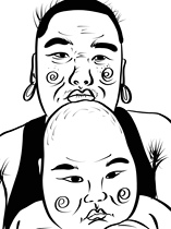 Generation hand-painted head portrait good product nico hand-painted sand sculpture head portrait portrait wedding generation sand sculpture hand cartoon head portrait