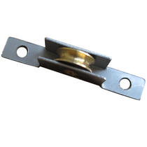 10pcs aluminum alloy anti-mosquito screen window s door pulley 5 5mm stainless steel outer frame real copper groove wheel