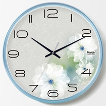 Medin fashion wall clock living room office simple silent clock Wall watch creative quartz clock calendar D636