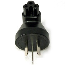 Travel converter computer transfer plum plug plug three-hole power charger triangle conversion notebook