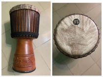 FS flying hand hardwood standard 12 inch professional high-end stage performance African drum Manding folk song accompaniment tambourine djembe