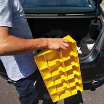 Slope plate steps climbing pad Road teeth rubber plastic roadside stone car pad road slope shoulder motorcycle