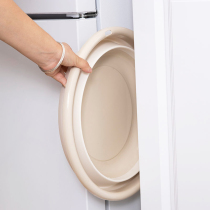 Foldable basin washbasin thickened laundry basin foot basin travel outdoor portable water basin compression Basin