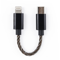 HiBy sea shell lightning lighting to type-c audio conversion line mobile phone small tail decoding ear transfer