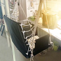 Hanging chair dormitory dormitory College student chair lazy person thickened can lie down rocking chair art Net Red swing reinforcement hammock