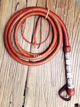 Film and TV props leather whip beef leather long whipped martial arts whip (film and TV prop class use are all alone)