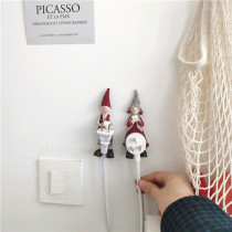 *Pretty little sister-in-law*Cute girl boy socket power hook bedroom wall decoration sticky hook to hang things