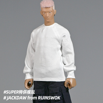 1 6 Male Soldier Long Sleeve T-shirt Sweat Base 12 inch Trend Movable Doll Clothes Model Accessories