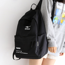 Hongxing Erke 21 autumn new mens and womens shoulder bag sports leisure backpack wild solid color school bag student computer