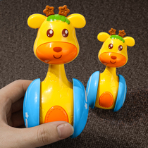 Children and girls baby deer star cartoon tumbler rattle New fall resistant boy toys baby 0-1-3 years old
