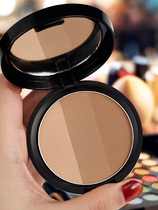 Unicorn thin Brightening Powder Cake V Face Stick female side nose shadow powder three-color high gloss butter repair plate Integrated Plate
