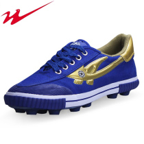 Official Net Double Stars Football Shoes Men And Women Boy Crus Soccer Shoes Canvas Breathable Football Shoes Special Price