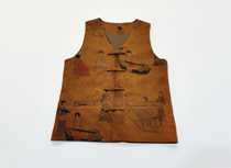 Whisper moss * Double-sided heavy satin Xiangyun yarn Chinese waistcoat*Spirit original production*202103029