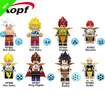 Kefeng building block KF6057 animation Dragon Ball series Wukong artificial man Saiyan assembly building block Man toy