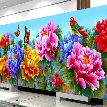 花开富贵牡丹花十字绣-花开富贵牡丹花十字绣促销价格、花开富贵牡丹花