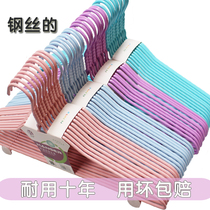  Hanger adult household steel wire impregnated clothes hang bold lengthened men and women dry and wet clothes rack clothes support