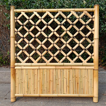 Export standard all bamboo fence fence garden curved decorative fence partition gardening light landscape fence anti-corrosion