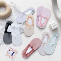 2001 Spring Summer Mesh Lace Slim Invisible Boat Socks Sole Point Glue Shallow Mouth Socks Independent Packaging Women Socks