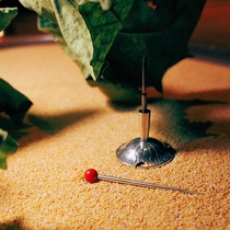 Tibetan Creation｜Restitution｜Pure silver inserted liquor tea ceremony fingertip fragrance original design