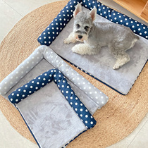 Pet Dog Sponge Cushion Sub Sofa Dog Kennel small and medium dog Nest Cushion Dog Bed Cage Mat
