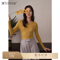 Soundtrack YINERlife21 autumn winter lady sweatshirt with light warm and high bomb 100 lap knit undershirt