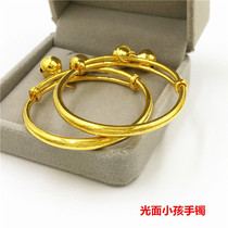 Thai baby around small gift glossy custom bracelet copper gold-plated jewelry