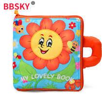 3D three-dimensional sunflower cloth book cant tear up baby early teaching can be imported puzzle parent-child interactive baby book