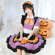 Seven three Halloween little devil maid dress cute dress maid uniform set