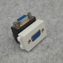 Type 128 VGA elbow module in-line 90 degree L-type female to female in-line display projector socket type 86