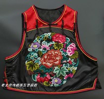 Custom hand embroidered seed embroidery 13 Taibao Chinese Waistcoat Vest vest National Hanfu handmade embroidery men and women