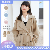 (7 21 upper new)Le-cho casual long windbreaker 2021 summer new women windbreaker coat loose medium long loose