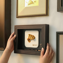 Original embossed baby hand and foot ink pad newborn baby hand and foot print permanent lanugo souvenir stereo 3D hand model