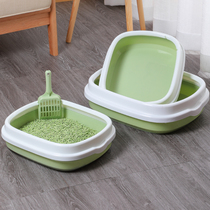 Small cat litter basin small cat supplies cat sand large toilet cat excrement open non-closed anti-sand anti-splashing