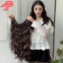 Long curly hair wig Invisible big wave V-shaped piece corn curls Sheep roll female incognito hair extensions